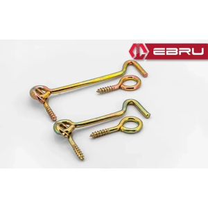 , Kapı Pencere Halkalı Çengel, Kanca Kilit 250 - 5 Adet