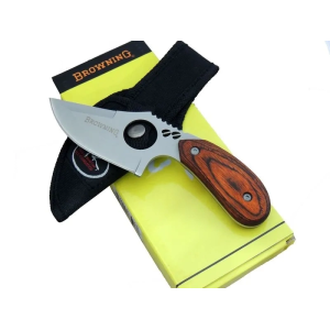 087 Yüzme Kamp Bıçak 16 Cm - Ahşap Sap, Özel Kılıflı