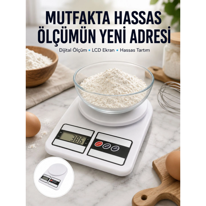 10 Kg Kapasiteli Lcd Ekranlı Dijital Mutfak Tartıs Yeni Nesil 10 Kg Kapasiteli Lcd Ekranlı Dijital Mutfak Tartıs Yeni Nesil