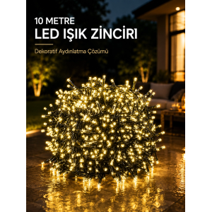 10 Metre Gün Işığı Led Işık Hafif Ve Taşınabilir Özel Günler İçin