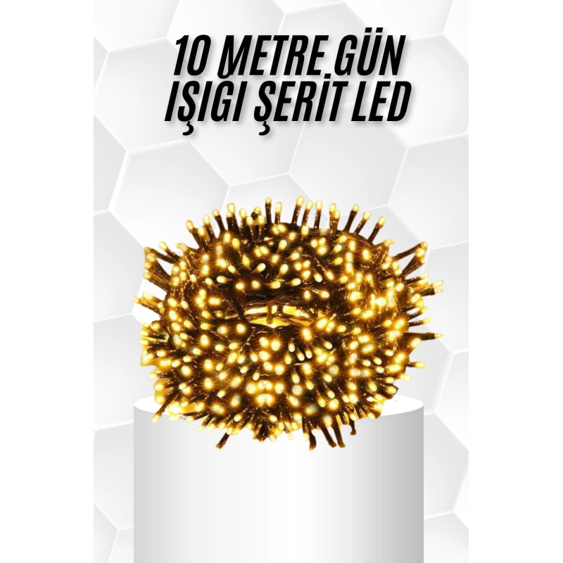 10 Metre Led Işık Gün Işığı Her Ortama Uygun Ampüllü 10 Metre Led Işık Gün Işığı Her Ortama Uygun Ampüllü