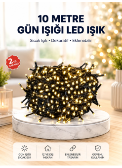 10 Metre Led Işıklı Dekoratif Parti Ve Kutlama Aydınlatması