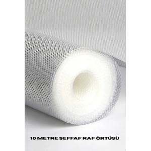 10 Metre Şeffaf Silikonlu Kaymaz Çekmece İçi Düzenleyici