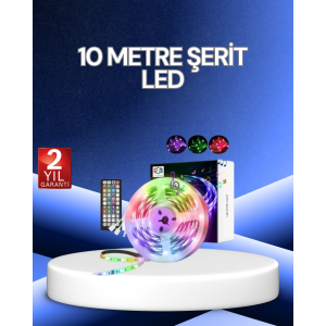10 Metre Smart Şerit Led Bluetooth Telefon Kontrollü Usb Enerjili
