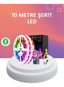 10 Metre Telefon Kontrollü Smart Şerit Led Usb Rgb Kumandalı