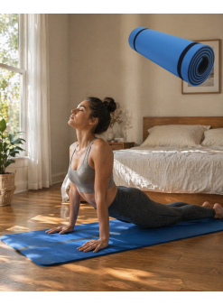 10 Mm Fitness Ve Pilates Matı Kaydırmaz Taban Konforlu Spor Minderi Hafif Taşınabilir