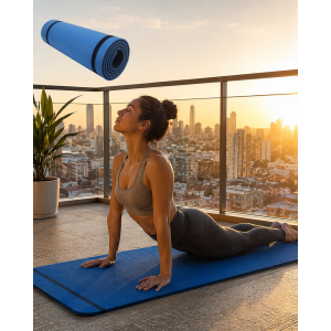 10 Mm Spor Ve Kamp Matı Çift Taraflı Kullanım Kaymaz Yüzey Hafif Ve Dayanıklı