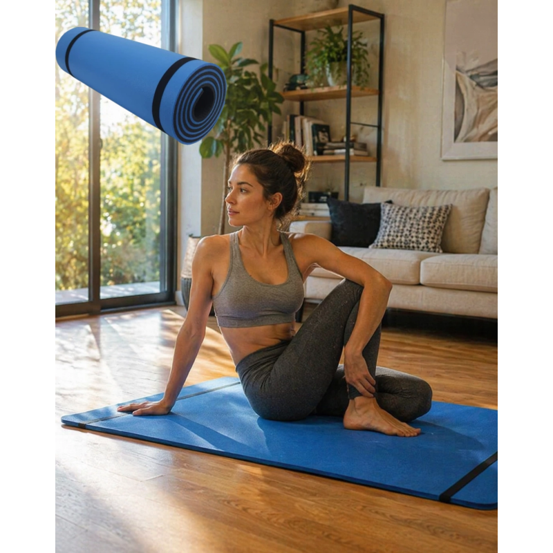 10 Mm Yoga Matı Kaymaz Yüzey Çift Taraflı Kullanım Dayanıklı Eva Fitness Minderi 10 Mm Yoga Matı Kaymaz Yüzey Çift Taraflı Kullanım Dayanıklı Eva Fitness Minderi