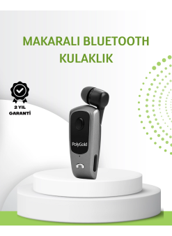 10 Saat Konuşma Süreli Klipsli Bluetooth Kulaklık