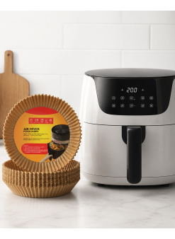 100 Adet Airfryer Kağıdı Su Geçirmez Yağ Tutmaz Pişirme Altlığı