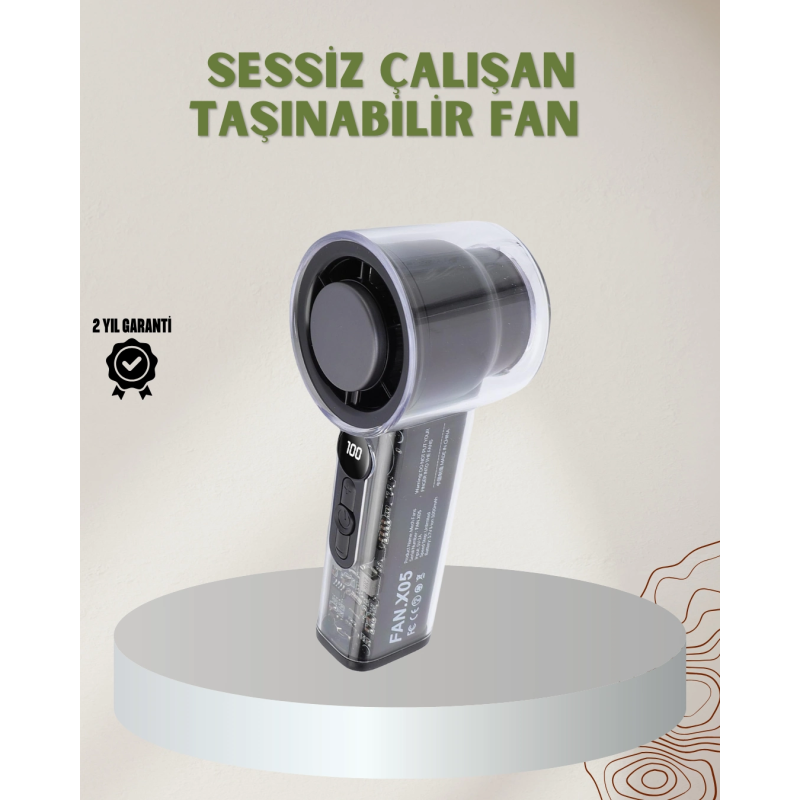 100 Kademeli Ayarlanabilir Mini Fan | Dijital Ekranlı Serinletici 100 Kademeli Ayarlanabilir Mini Fan | Dijital Ekranlı Serinletici