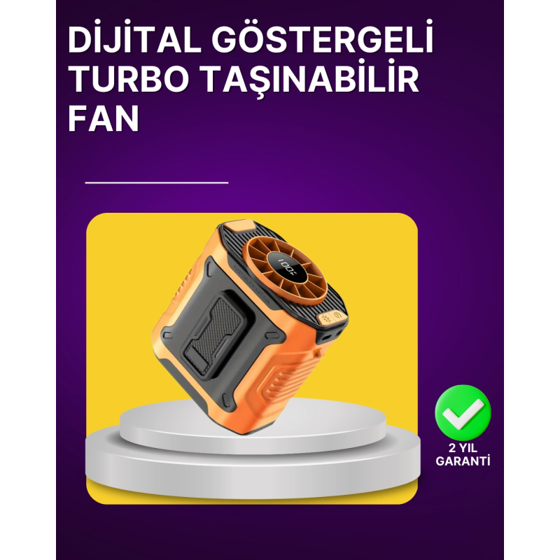 100 Kademeli Hız Ayarlı Taşınabilir Bel Ve Boyun Fanı 100 Kademeli Hız Ayarlı Taşınabilir Bel Ve Boyun Fanı