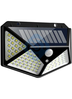 100 Led Dış Mekan Solar Aydınlatma Fotoselli Solar Lamba Hareket Sensörlü