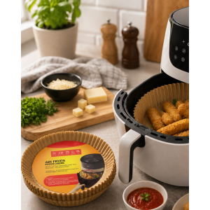 100 Parça Airfryer Kağıdı Tek Kullanımlık Temiz Pişirme Kağıdı