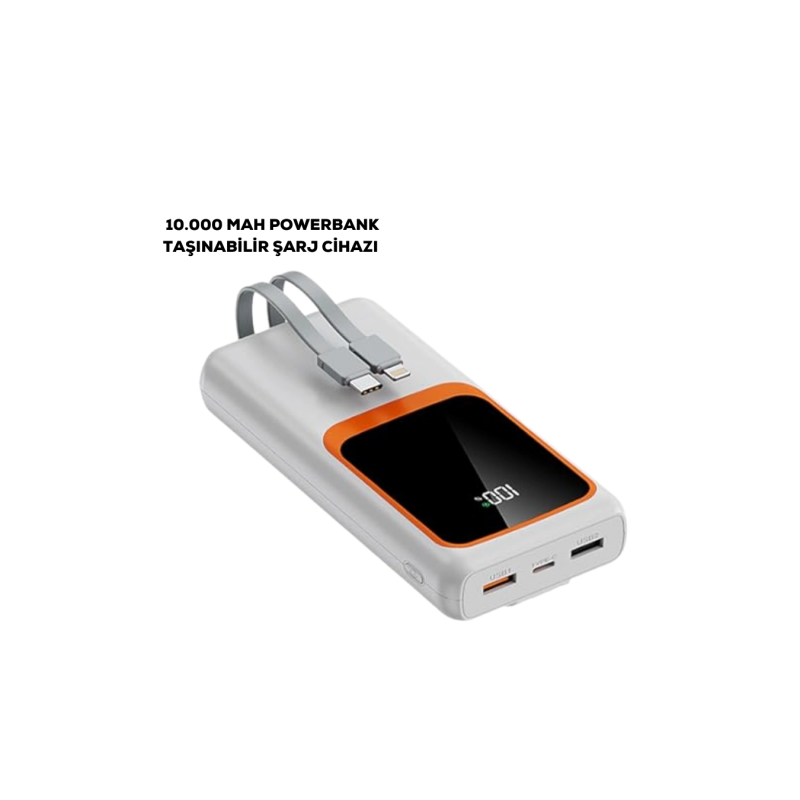 10000 Mah Taşınabilir Şarj Cihazı – Hızlı Şarj, Hafif Ve Dayanıklı Tasarım 10000 Mah Taşınabilir Şarj Cihazı – Hızlı Şarj, Hafif Ve Dayanıklı Tasarım