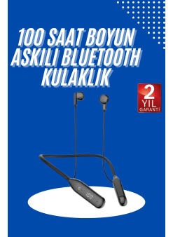 100saat Uyumlu Bluetooth Kulaklık Kablolu Anc Özellikli Kulaklık