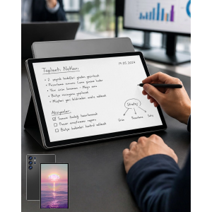 10.1 İnç Android Tablet 16gb Ram 1tb Depolama Klavyeli Tablet Seti