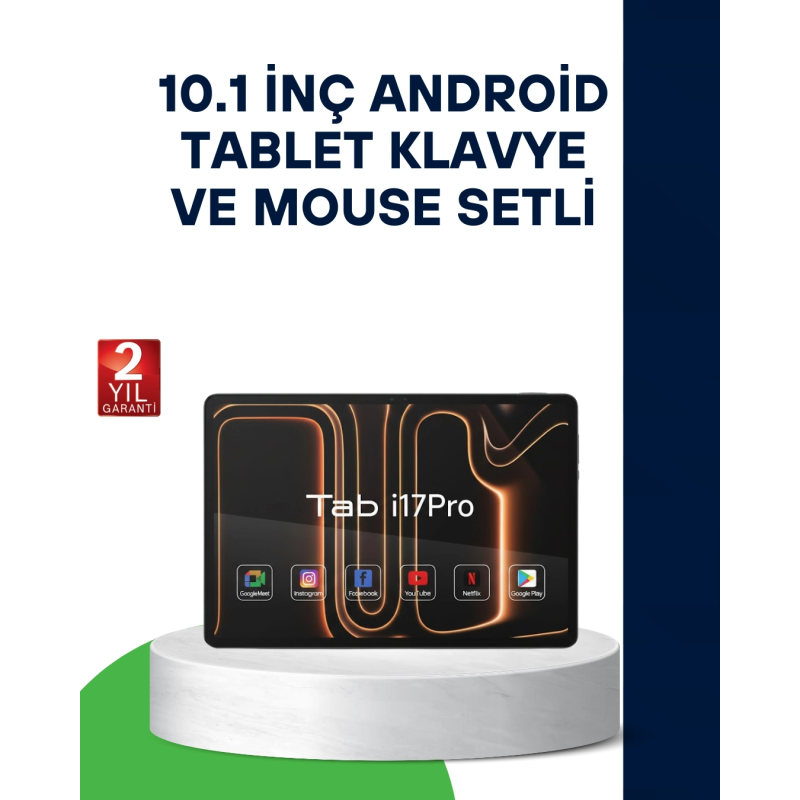 10.1 İnç Android Tablet Klavye Ve Mouse Setli 5g Destekli 10.1 İnç Android Tablet Klavye Ve Mouse Setli 5g Destekli