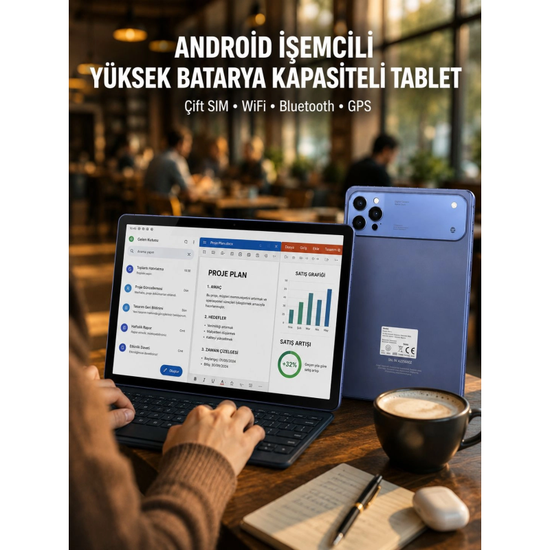 10.1 İnç Geniş Ekran Android Tablet 4g Lte Çift Sım Yeni Nesil 10.1 İnç Geniş Ekran Android Tablet 4g Lte Çift Sım Yeni Nesil