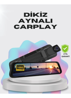 1080p Çift Kameralı Dokunmatik Dikiz Aynası G Sensörlü