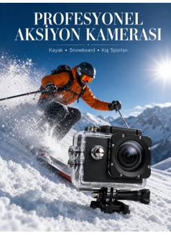 1080p Full Hd Spor Kamerası Kompakt Ve Dayanıklı Tasarım