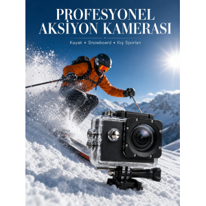 1080p Full Hd Spor Kamerası Kompakt Ve Dayanıklı Tasarım