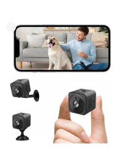 Akıllı Mini Kamera 1080p Hd Wifi Mobil Uygulamalı Şarjlı Gece Görüşlü Çift Yönlü Ses Kart Destekli
