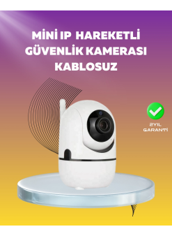 1080p Wifi Akıllı Güvenlik Kamerası – Pan & Tilt, Hareket Takip Ve İki Yönlü Ses