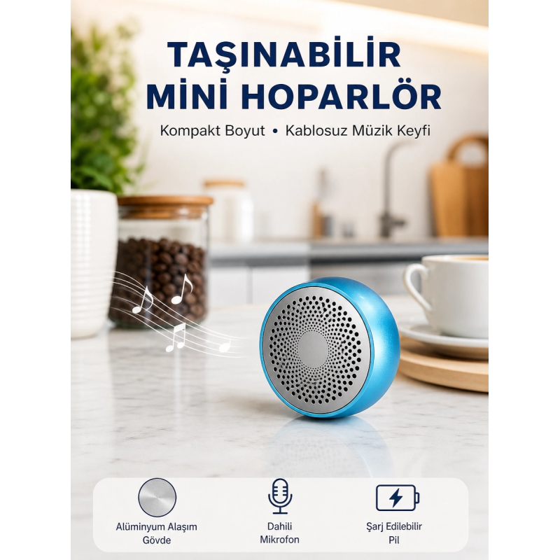 10w Güçlü Stereo Bluetooth Hoparlör – 360° Surround Ses Deneyimi Yeni Nesil 10w Güçlü Stereo Bluetooth Hoparlör – 360° Surround Ses Deneyimi Yeni Nesil
