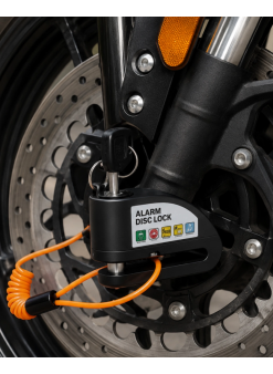 110 Db Alarmlı Disk Fren Kilidi Su Geçirmez Çelik Motosiklet Güvenlik Kilidi