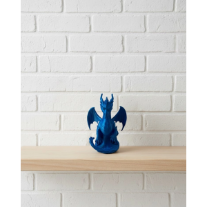 12 Cm Mavi Ejderha Figürü Koleksiyonluk Dekoratif Biblo
