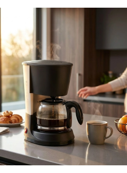 12 Fincan Filtre Kahve Makinesi 1.2 Litre Damlatmaz Sistem Kahve Makinesi