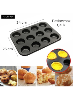 12 Gözlü Kek Kalıbı