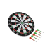 12 İnç Ahşap Dart Tahtası 4 Adet Metal Uçlu Dart Oku Dahil