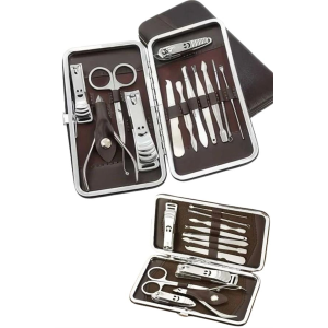 12 Parça Manikür Pedikür Seti Tırnak Bakımı Nasır Temizleme El Ayak Bakımı