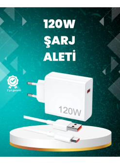 120 Watt Güçlü Hızlı Şarj Adaptörü Huawei P30 P40 Mate 20 Pro Uyumlu