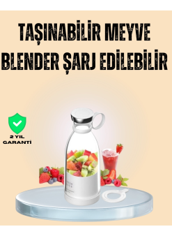 1200mah Şarjlı, Hafif Ve Pratik Taşınabilir Blender
