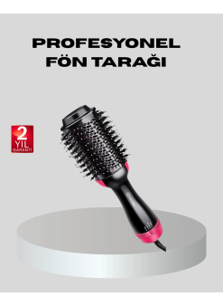 1200w Fön Tarağı – 3 Isı Ayarı, Negatif İyonlu, Hızlı Ve Pürüzsüz Sonuç