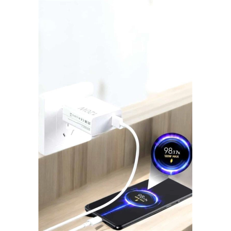 120w Şarj Aleti Type-c Uyumlu Turbo Şarj Aleti