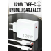 120w Şarj Aleti Type-c Uyumlu Turbo Şarj Aleti