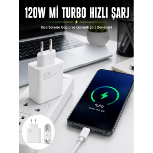 120w Şarj Aleti Type-c Uyumlu Turbo Şarj Aleti Yeni Nesil