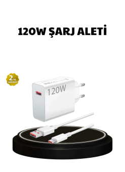 120w Ultra Hızlı Şarj Adaptörü Usb-c Destekli Güçlü Şarj Teknolojisi