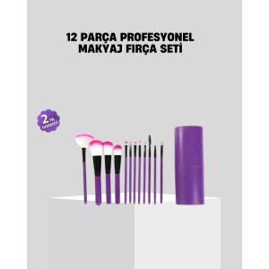 12’li Profesyonel Makyaj Fırça Seti Ultra Yumuşak Sen Kıllı