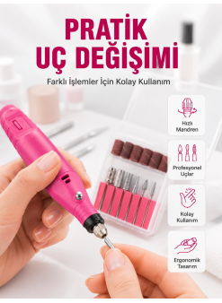 12v Çok Fonksiyonlu Tırnak Bakım Cihazı Yeni Nesil