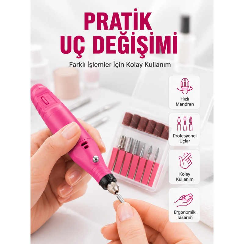 12v Çok Fonksiyonlu Tırnak Bakım Cihazı Yeni Nesil 12v Çok Fonksiyonlu Tırnak Bakım Cihazı Yeni Nesil