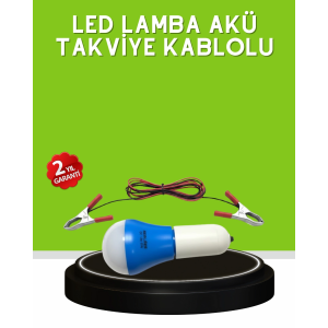 12v Led Ampul Anahtarlı Kablolu Pratik Aydınlatma