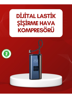 12v Uyumlu Çok İşlevli Akıllı Araç Lastik Pompası