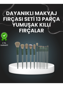 13lü Fiber Kıllı Yumuşak Makyaj Fırçası Seti Taşınabilir Ve Ergonomik Tasarım