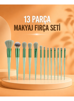 13 Parça Makyaj Fırça Seti Far Fırçası Allık Fırçası Yumuşak Uçlu