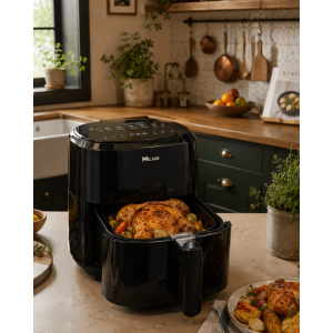1360w Sıcak Hava Fritözü Dijital 4 Litre Air Fryer Dokunmatik Panel